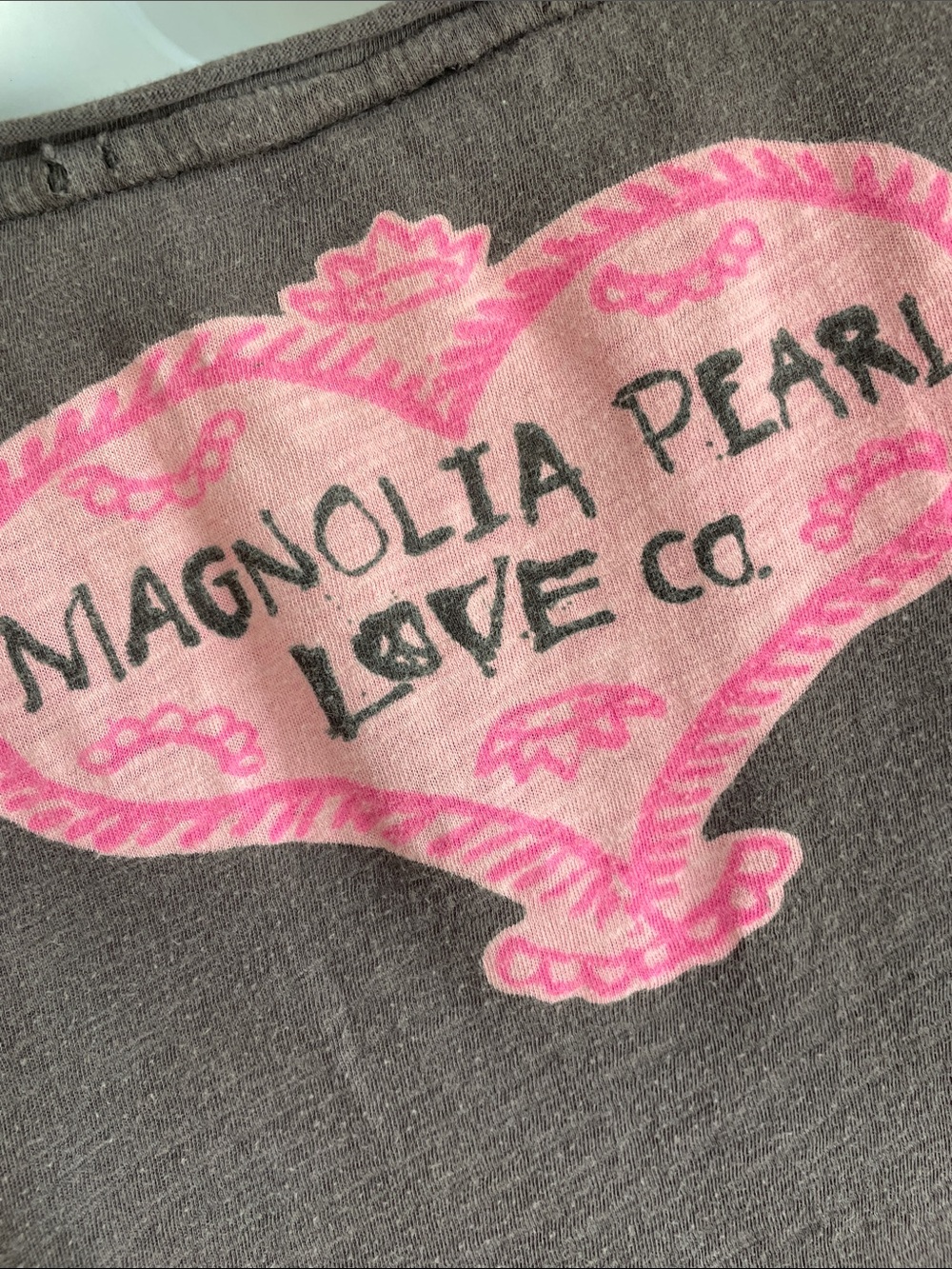 MAGNOLIA PEARL Classic Distressed Tee - Long Sleeve - Picture 11 of 12